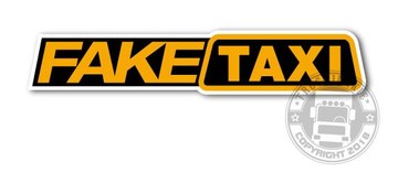 TJ Aufkleber "Fake Taxi"