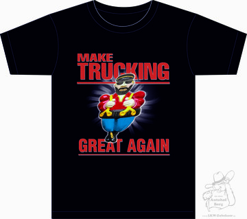 T-Shirt "make Trucking great again"
