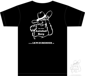 Autohof Berg T-Shirt Übergröße schwarz