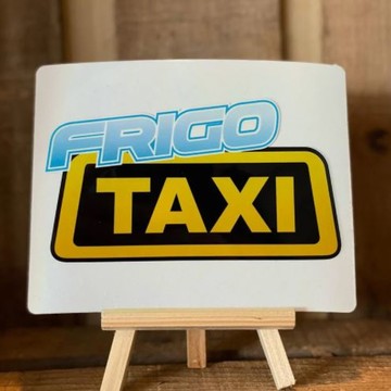 Scandi Aufkleber Frigo Taxi