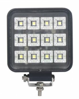 LED Arbeitsleuchte quadratisch 12LED 12-24V