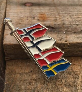 Scandi Pin Flaggen Scandinavia