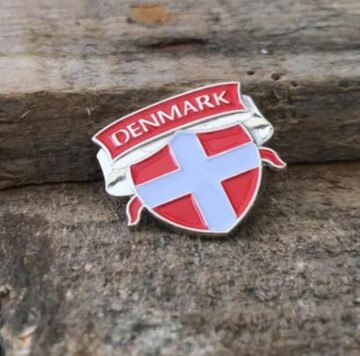 Scandi Pin Schild Denmark