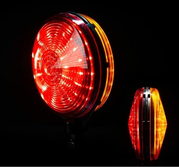 Ledson Spiegelleuchte LED orange/rot