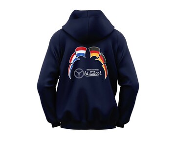 Scandi Hoodie "OldSkool Flaggen NL-DE"