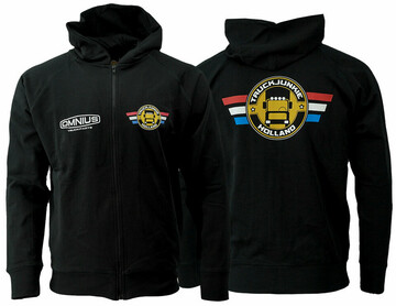 Jubilums ZIP Hoodie Truck Junkie 10 Jahre - nur noch in L