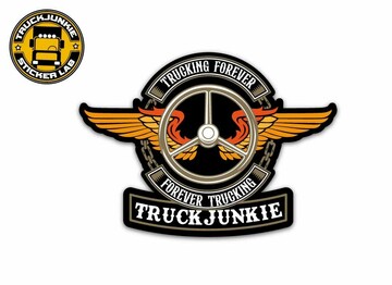 TJ Aufkleber Trucking Forever