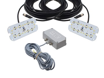 AGRISHOP 12V/48V LED LKW DIN Flexiblem Blitzleuchte and 1xDIN Typ