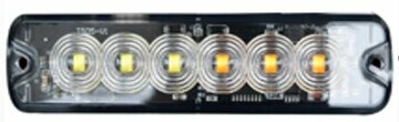 Blitzer wei 6 LED - Dauertiefpreis