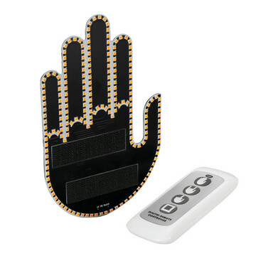 LED Dekoschild "Hand"