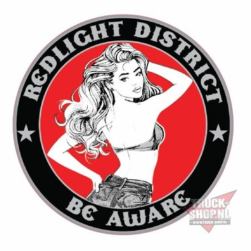 DTS Aufkleber Paar Red Light - Be Aware