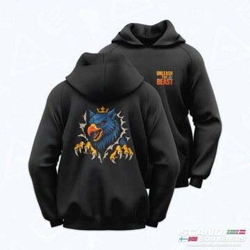 Scandi Hoodie "Unleash the Beast"