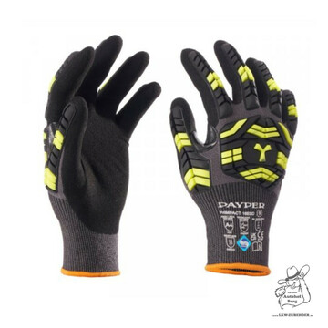 Arbeitshandschuhe "IMPACT" schwarz/gelb