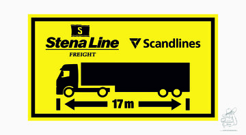 Aufkleber Stena Line gro�