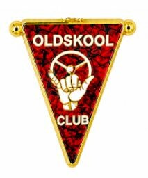 DTS PIN Wimpel Pl�sch Oldskool Club