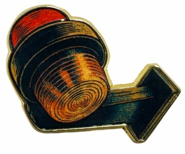 DTS PIN Pendelleuchte rot/orange