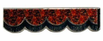 DTS PIN Bord�re Pl�sch rot