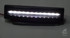 Rechteckige LEDSON Lampe fr Scania Sonnenblende, schwarz, mit heller, weier LED-Lichtleiste.