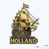 Scandi Aufkleber Flying Dutchman - Schiff Holland