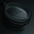 Strands Spiegelleuchte FOR9T, schwarz, mit wabenf�rmiger Oberfl�che und Logo.