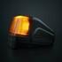 Strands IZE LED Dachleuchte: Schwarzes Geh�use, dunkle Linse, gelbes Positionslicht. "FEEL THE PASSION" Schriftzug.