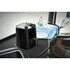 Schwarze Fry-Nova Hei�luftfritteuse 4L mit Zubeh�r auf LKW-Tisch.