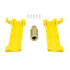 Pro-Handle Handgriffe-Set: Gelbe LKW-Luftschlauchgriffe mit M16-Anschl�ssen und Schrauben.